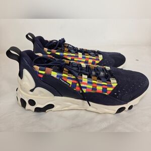 Nike Size 11.5 Mens React Sertu Theioth Blue Sneakers Trainers
